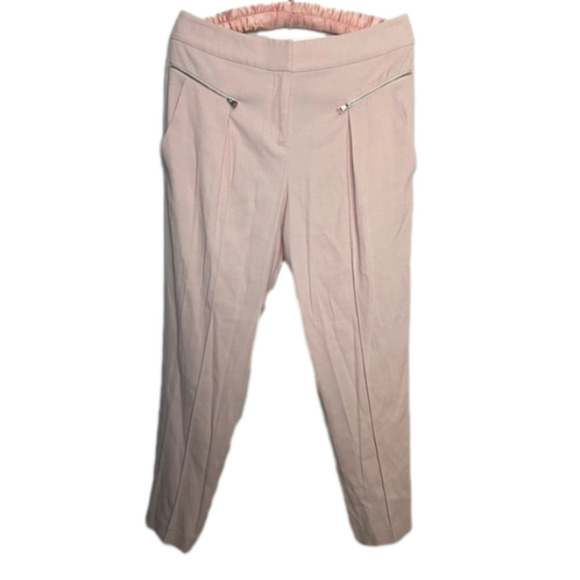 Rebecca Taylor pastel pink pleated suiting pants size 6